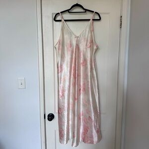 OSCAR DE LA RENTA NIGHTGOWN SLIP DRESS